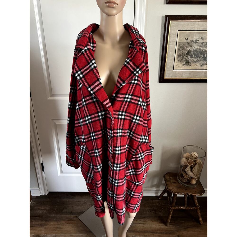 Active USA long flannel shacket size 3 XL